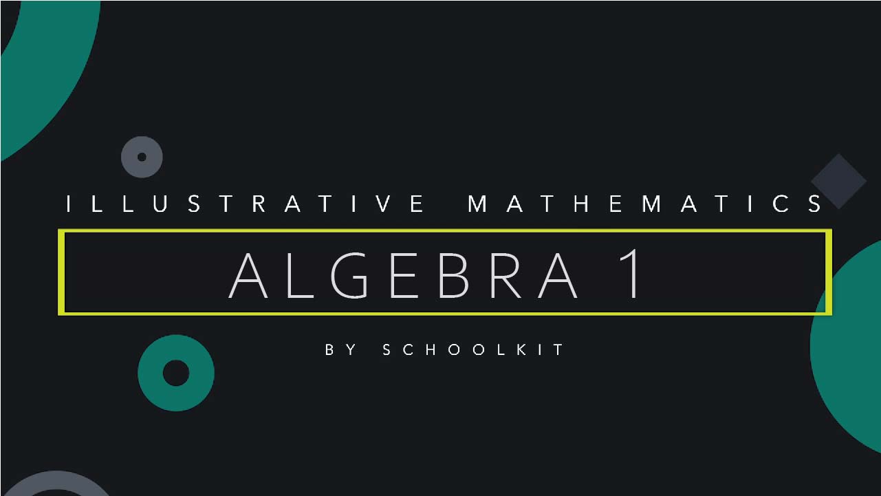 illustrative math algebra 1