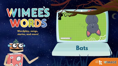 Wimee's Words Bats Episode graphic