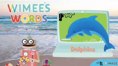 Wimee's Words dolphins Episode graphic